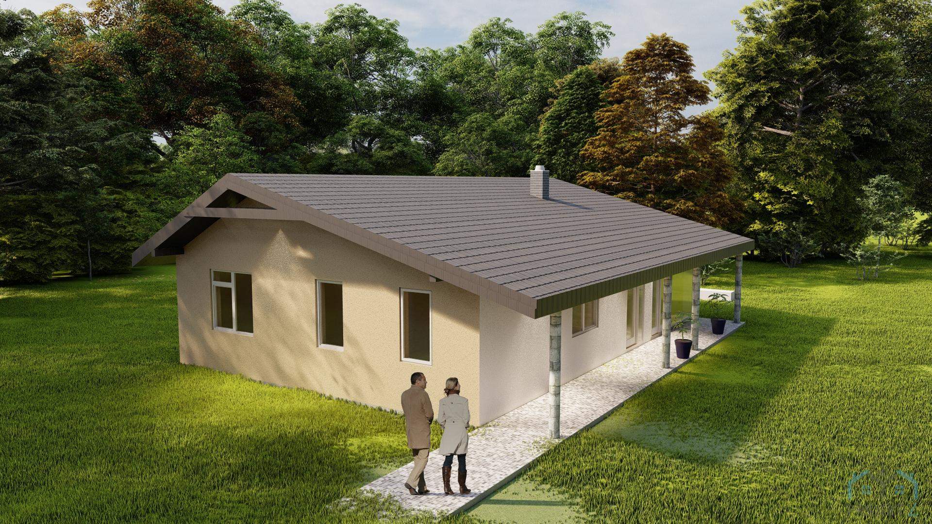 Besplatni tipski projekt kuce 220154 | Projekt L | Projektiranje